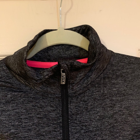 Victoria’s Secret Sport Gray/Black Zip Jacket sz S/P - Picture 4 of 7